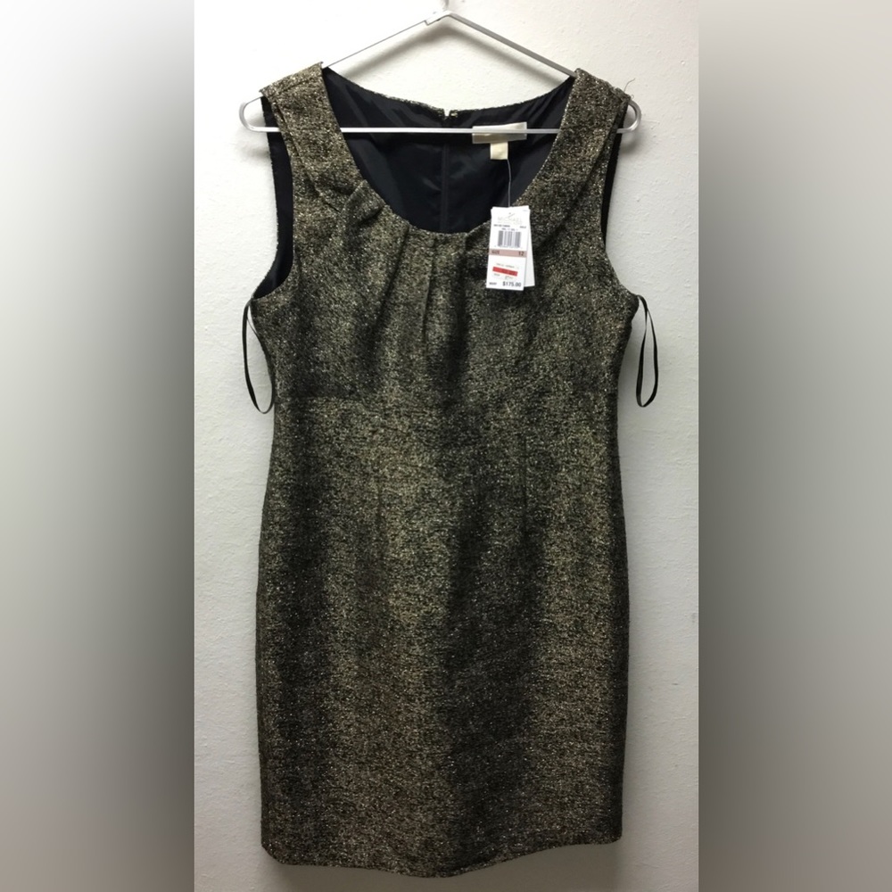 Michael Kors Sz 12 Black Gold NWT Women’s Dress